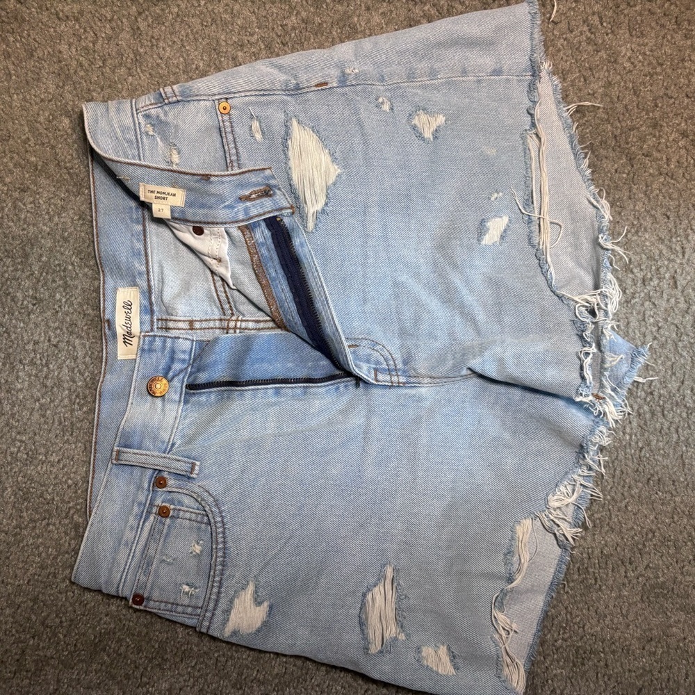 Madewell the Momjean denim shorts Blue Jean Shorts - Picture 2 of 7